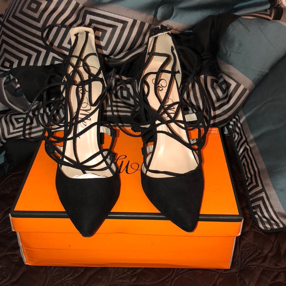 Black heels